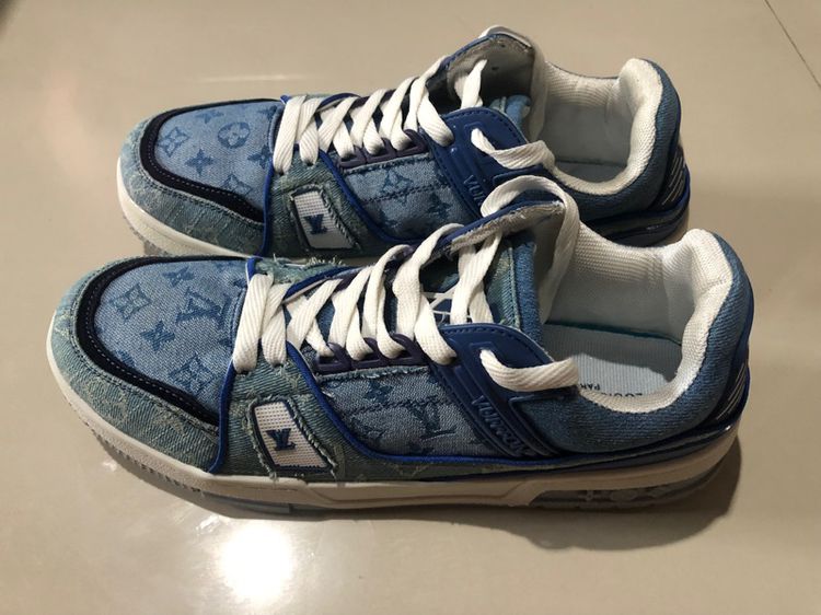รองเท้าLouis Viutton Trainer Blue Denim รูปที่ 5