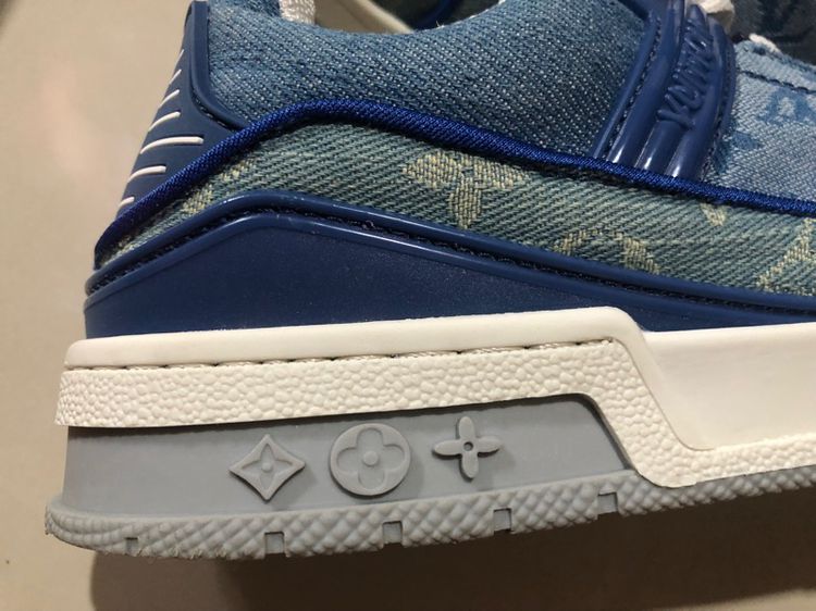 รองเท้าLouis Viutton Trainer Blue Denim รูปที่ 7