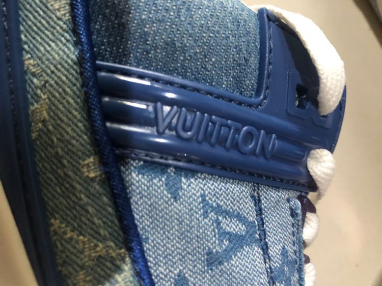 รองเท้าLouis Viutton Trainer Blue Denim รูปที่ 8