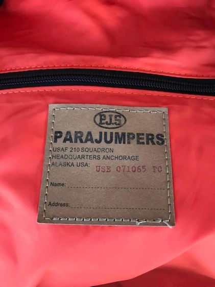 กระเป๋าเป้ทรงมันๆของนักโดดร่ม Ham Backpacks PJS Parajumpers Black สูง 43cm กว้าง 24cm ขาย 1,850  รูปที่ 6
