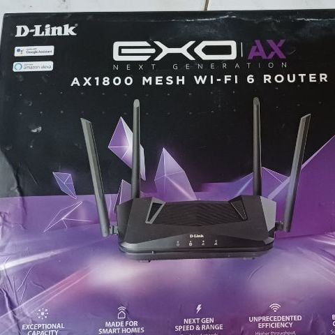 อุปกรณ์เครือข่าย Ax1800 mesh Wi-fi 6 Rauter Dlink