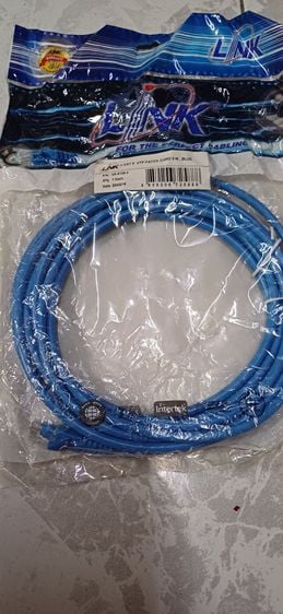 link cat6 UTP Patch cord 5 M. Blue รูปที่ 1