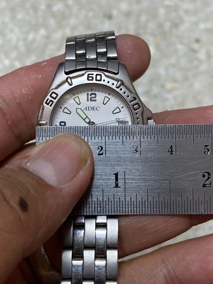 นาฬิกายี่ห้อ ADEC  ควอทซ์ เลดี้ ของแท้มือสอง สายยาว 17 เซนติเมตร  650฿ รูปที่ 6