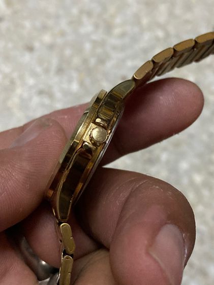 นาฬิกายี่ห้อ CASIO  ของแท้มือสอง  เดินทุกเข็ม ทองสวย  สายยาว  6 นิ้ว  450฿ รูปที่ 4