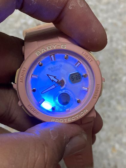 นาฬิกายี่ห้อ CASIO  Baby G  ของแท้มือสอง  สายมีร่องรอยใช้งานตามสภาพ  550฿ รูปที่ 2