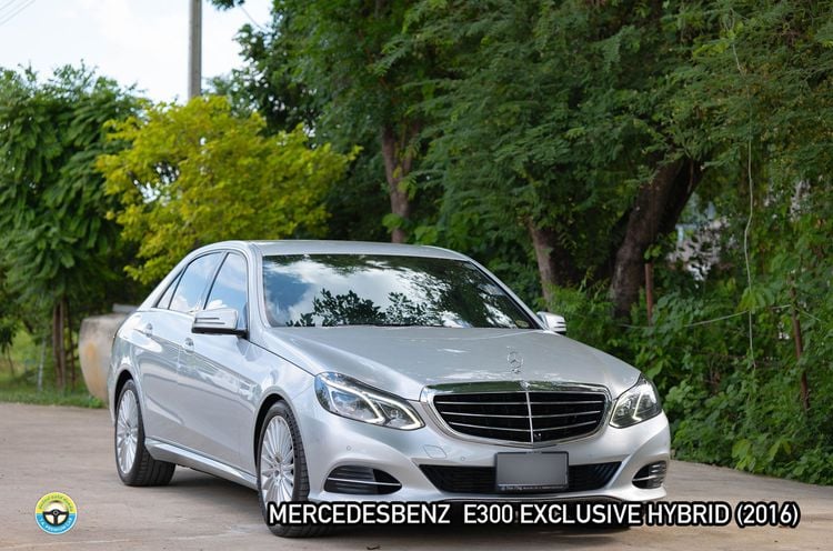 Mercedes-Benz E-Class 2016 E300 Sedan ไฮบริด ไม่ติดแก๊ส เกียร์อัตโนมัติ บรอนซ์เงิน