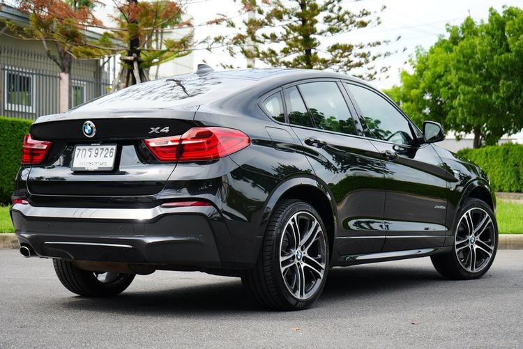 BMW X4 2018 2.0 xDrive20d M Sport 4WD Utility-car ดีเซล ไม่ติดแก๊ส เกียร์อัตโนมัติ ดำ รูปที่ 2