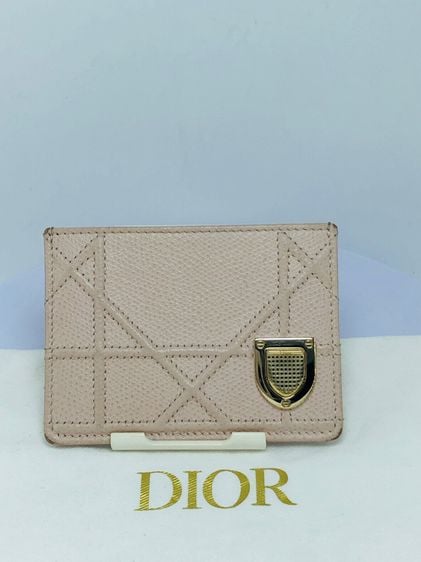 หนังแท้ หญิง ชมพู Dior card holder(670370)