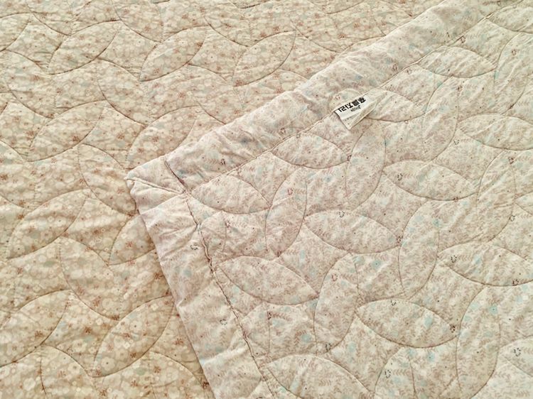 ผ้าห่ม ขนาด 4.5-5ฟุต สีน้ำตาลลายดอกวินเทจ ยี่ห้อ JUNGON มือสองสภาพดี สินค้าญี่ปุ่น-เกาหลีแท้ รูปที่ 8