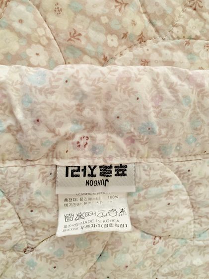 ผ้าห่ม ขนาด 4.5-5ฟุต สีน้ำตาลลายดอกวินเทจ ยี่ห้อ JUNGON มือสองสภาพดี สินค้าญี่ปุ่น-เกาหลีแท้ รูปที่ 10