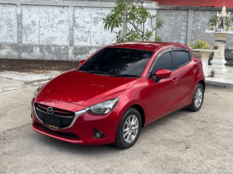 Mazda Mazda 2 2016 1.3 High Connect Sedan เบนซิน ไม่ติดแก๊ส เกียร์อัตโนมัติ แดง รูปที่ 1