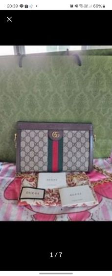 Gucci หนังแท้ ไม่ระบุ อื่นๆ รายละเอียดสินค้า Ophidia GG small shoulder bag year 20 แท้100