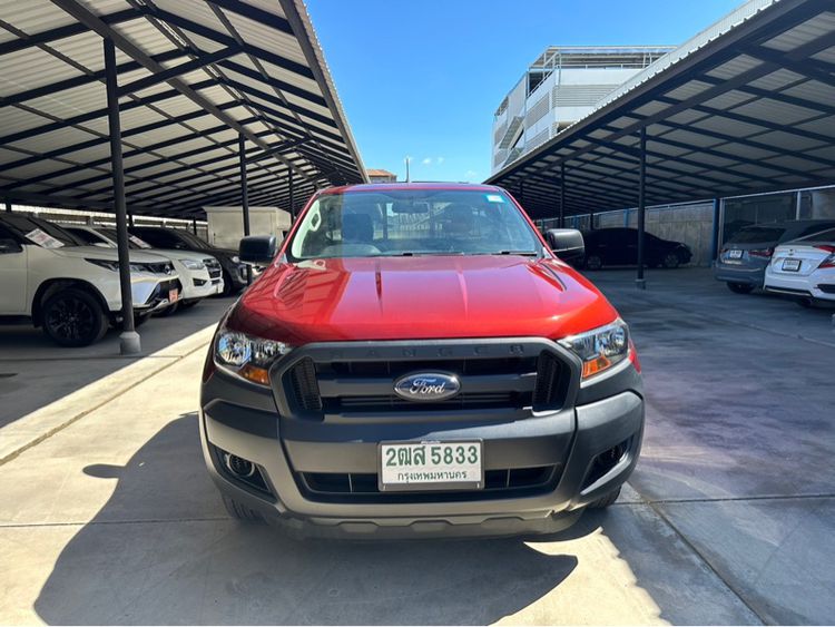 Ford Ranger 2018 2.2 Standard XL Pickup ดีเซล ไม่ติดแก๊ส เกียร์ธรรมดา แดง