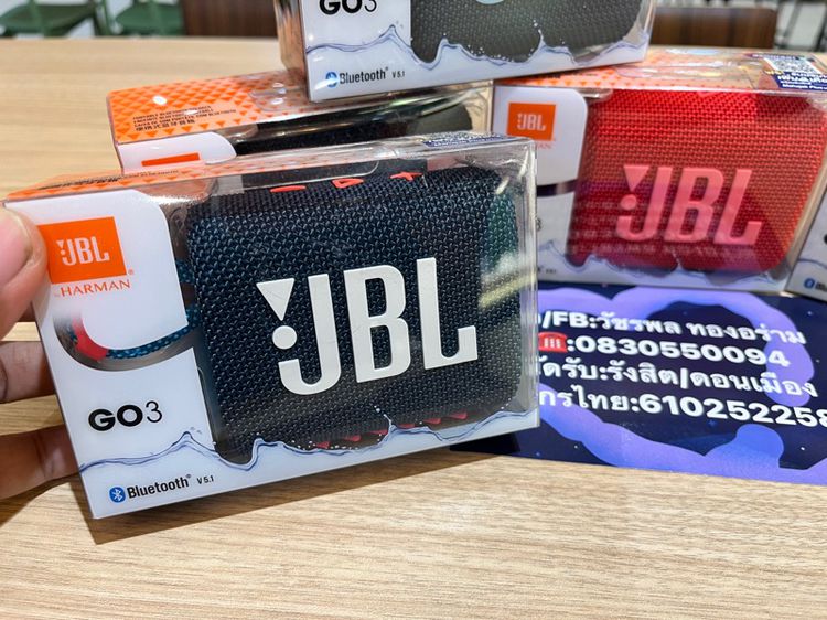 JBL Go3 ของใหม่ มือ1 -ประกันมหาจักร 1ปี3เดือน- -มือ1 ไม่เคยผ่านการใช้งาน- รูปที่ 4