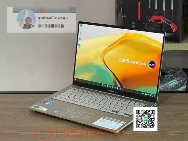 Asus Zenbook 14X OLED UX3404VA Core i5-13500H RAM16GB SSD512GB จอ OLED 2K ตัวโชว์มีประกันศูนย์ MAR 2026 รูปที่ 6