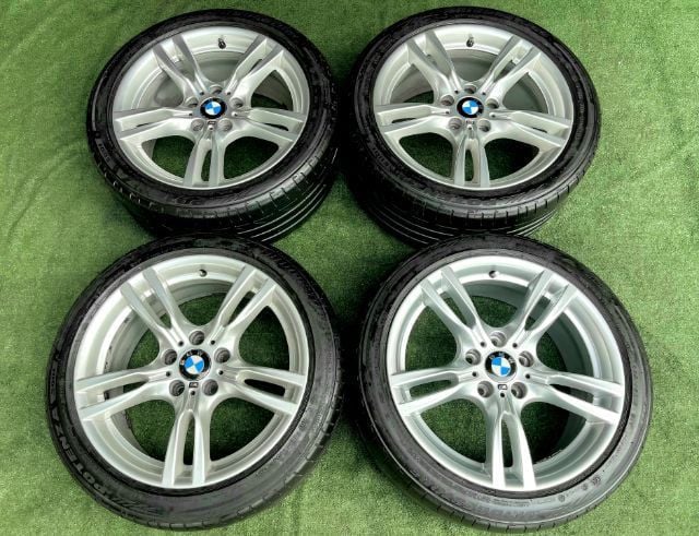 ล้อแท้ Msport BMW ขอบ18 สภาพสวยๆ 5รู120 กว้าง8-8.5 et34-47 พร้อมยางRunFlat Bridgestone ปี19 ใส่ตรงรุ่น BMW e46 e90 f30 f10 x1 x3 และรุ่นอื่น รูปที่ 1