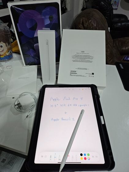 iPad Air 5 wifi 64 GB + Apple Pencil 2 รูปที่ 1