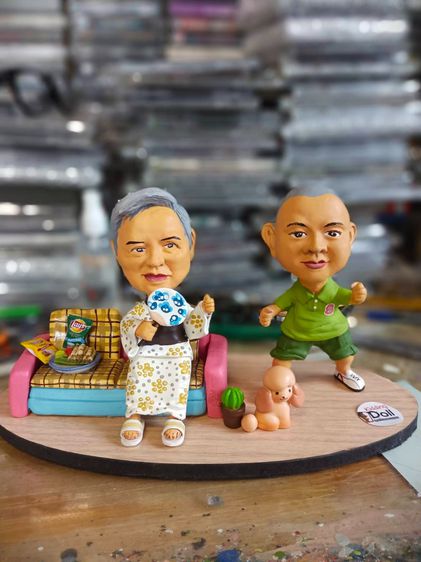 ของที่ระลึกไทยตุ๊กตาปั้นดีไซต์ของฝากแบบไทยๆ ของขวัญให้ชาวต่างชาติ ของที่ระลึกไทย รูปที่ 11