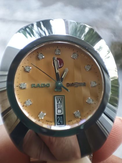 RADO Diastar Automatic 11 พลอย นาฬิกาข้อมือผู้ชาย 2กษัตริย์ รุ่น R12408633 - สีเงิน รูปที่ 4