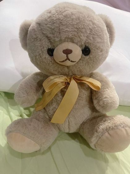 ตุ๊กตาหมีสีน้ำตาลอ่อน Happy birthcolor bear 11.0 inches (28 cm) November สภาพใหม่ 