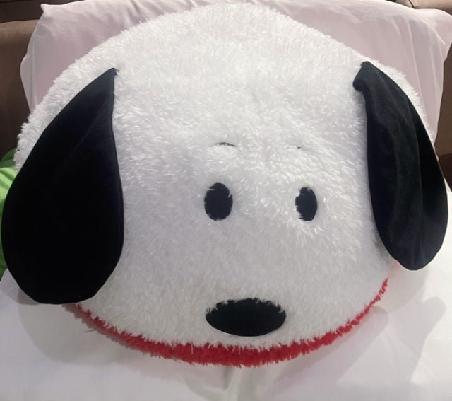 ตุ๊กตา เบาะนั่ง สนูปปี้ Peanuts - Snoopy Giga Zacca Dome Cushion by SEGA Japan สภาพใหม่