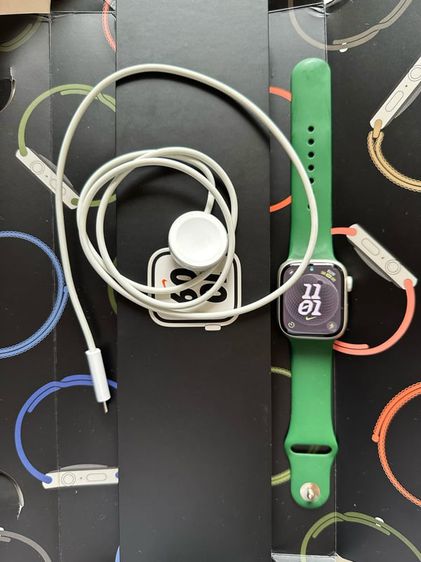 Apple Watch S7 41mm Starlight NIKE ครบกล่อง แถมผ้าเช็ด apple