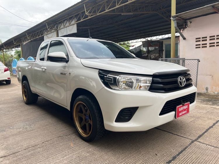 Toyota Hilux Revo 2018 2.4 J Plus Pickup ดีเซล ไม่ติดแก๊ส เกียร์ธรรมดา ขาว รูปที่ 1