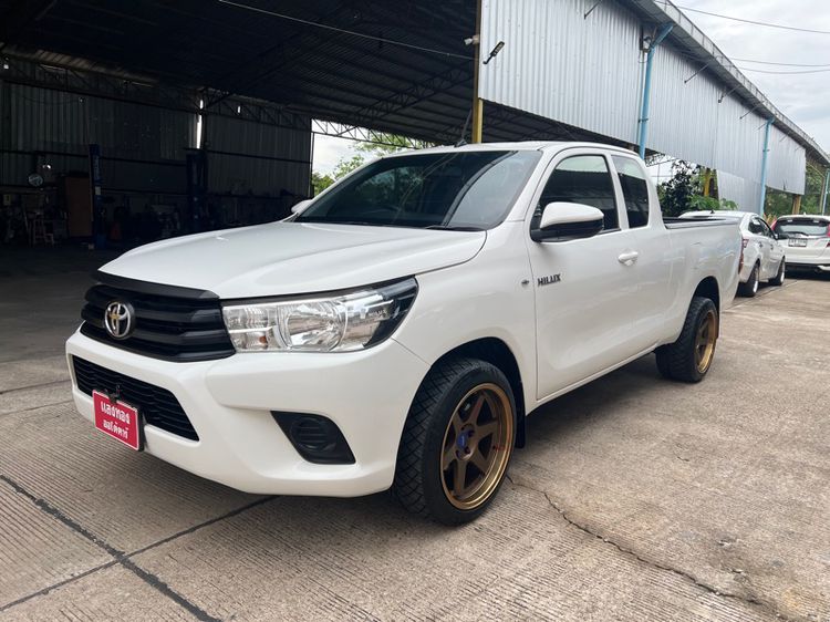 Toyota Hilux Revo 2018 2.4 J Plus Pickup ดีเซล ไม่ติดแก๊ส เกียร์ธรรมดา ขาว รูปที่ 2