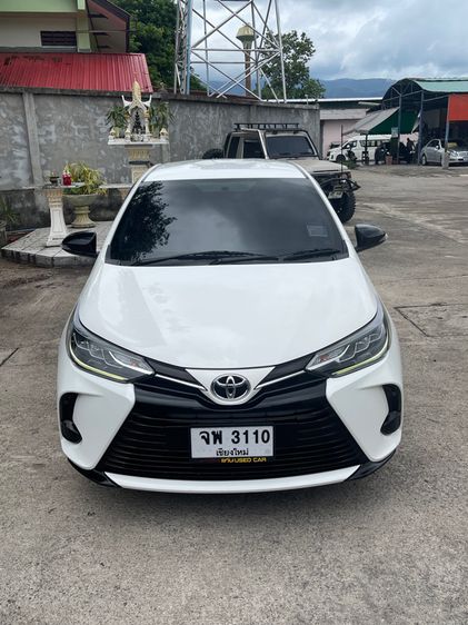 Toyota Yaris ATIV 2020 1.2 Sport Sedan เบนซิน ไม่ติดแก๊ส เกียร์อัตโนมัติ ขาว รูปที่ 2