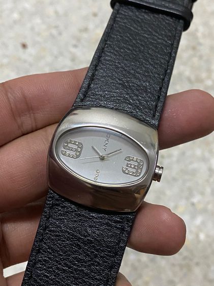 นาฬิกายี่ห้อ DKNY  ของแท้มือสอง สแตนเลส สายหนังเปลี่ยนมาใหม่ 750฿ รูปที่ 3