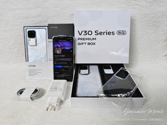 อื่นๆ 512 GB Vivo V30 Pro (สีขาว) มือสอง อายุแค่ 1 เดือน 25 วัน ส่งฟรีถึงมือทั่วกรุงเทพฯ และปริมณฑล หรือส่งฟรี EMS ทั่วไทย สอบถามเพิ่มเติมโทร 0886700657 