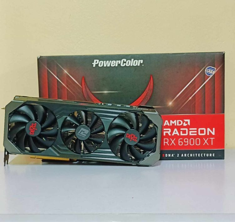 อื่นๆ RX 6900XT POWER COLOR RED DEVIL AMD RADEON 16GB GDDR6
