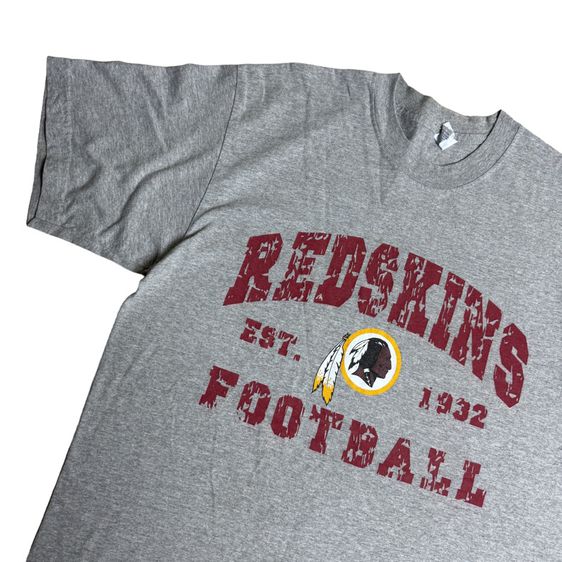 เสื้อยืดงานเก่า Majestic x Redskins Football ปี 2000 ต้น Size L​ รูปที่ 4