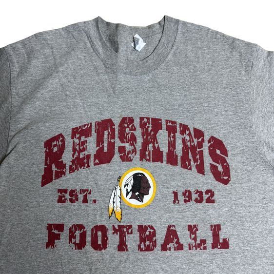 เสื้อยืดงานเก่า Majestic x Redskins Football ปี 2000 ต้น Size L​ รูปที่ 2
