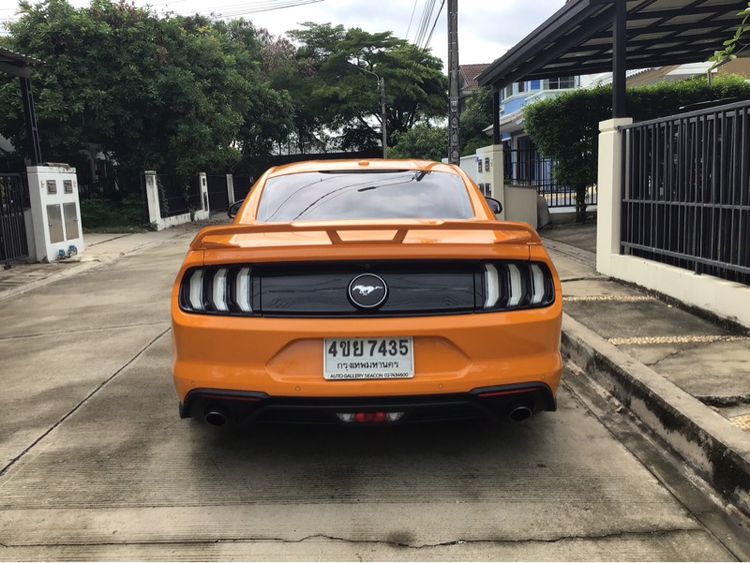 Ford Mustang 2019 2.3 Ecoboost Sedan เบนซิน เกียร์อัตโนมัติ ส้ม รูปที่ 3