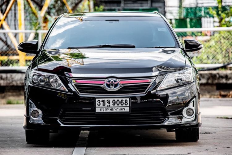 Toyota Camry 2013 2.5 HV Premium Sedan เบนซิน ไม่ติดแก๊ส เกียร์อัตโนมัติ ดำ รูปที่ 2