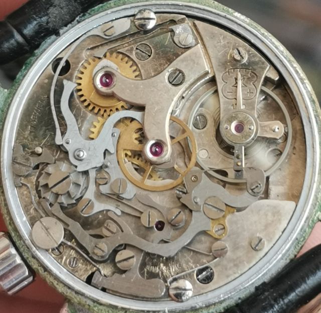นาฬิกา​ Vintage Chronograph Venus Cal.170 Column Wheel ไขลาน รูปที่ 13