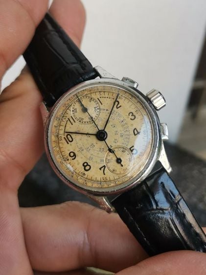 อื่นๆ เงิน นาฬิกา​ Vintage Chronograph Venus Cal.170 Column Wheel ไขลาน