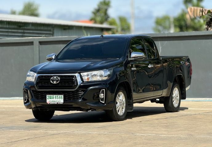 Toyota Hilux Revo 2019 2.4 J Plus Pickup ดีเซล ไม่ติดแก๊ส เกียร์อัตโนมัติ ดำ