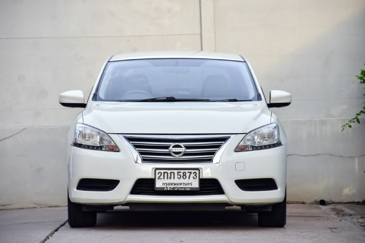 Nissan Sylphy 2013 1.6 S Sedan เบนซิน ไม่ติดแก๊ส เกียร์ธรรมดา ขาว รูปที่ 2