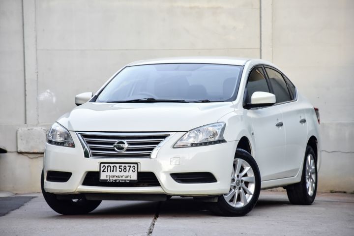 Nissan Sylphy 2013 1.6 S Sedan เบนซิน ไม่ติดแก๊ส เกียร์ธรรมดา ขาว