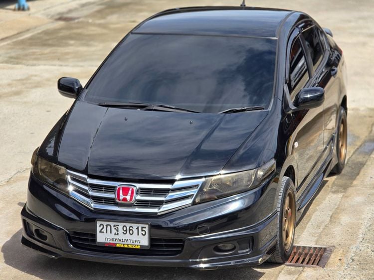 Honda City 2013 1.5 V i-VTEC Sedan เบนซิน ไม่ติดแก๊ส เกียร์อัตโนมัติ ดำ
