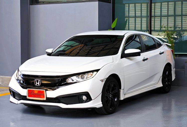 Honda Civic 2021 1.8 EL i-VTEC Sedan เบนซิน ไม่ติดแก๊ส เกียร์อัตโนมัติ ขาว