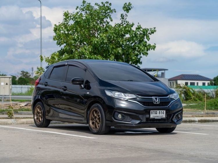 Honda Jazz 2019 1.5 S Sedan เบนซิน ไม่ติดแก๊ส เกียร์อัตโนมัติ ดำ