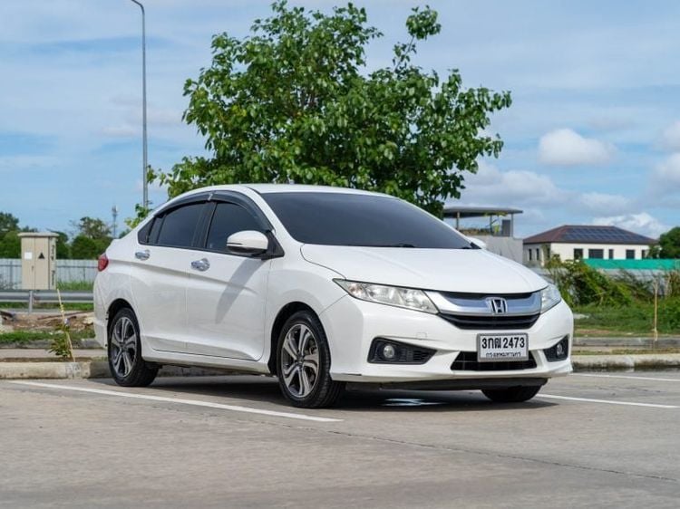 Honda City 2014 1.5 Sv i-VTEC เบนซิน ไม่ติดแก๊ส เกียร์อัตโนมัติ ขาว