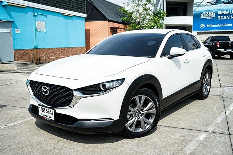 Mazda CX-30 2021 2.0 S Utility-car เบนซิน ไม่ติดแก๊ส เกียร์อัตโนมัติ ขาว