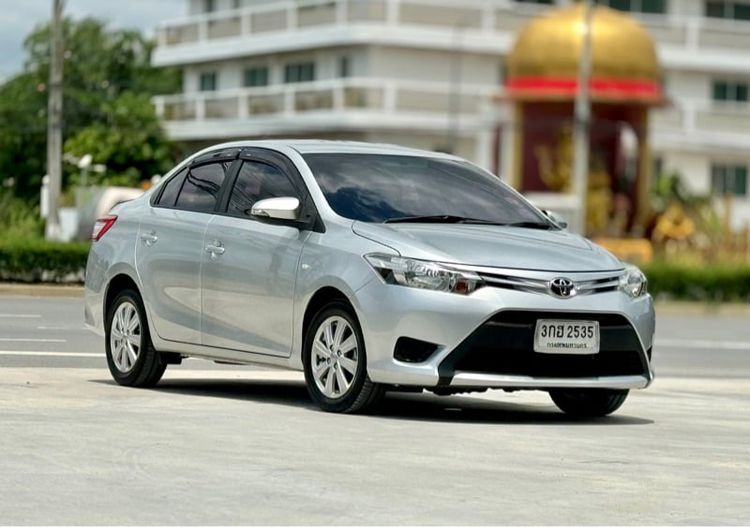 Toyota Vios 2014 1.5 E Sedan เบนซิน ไม่ติดแก๊ส เกียร์อัตโนมัติ เทา รูปที่ 1