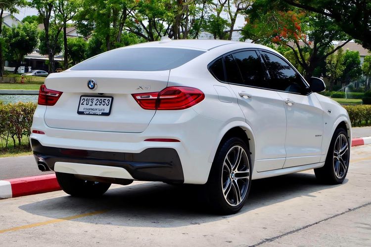 BMW X4 2018 2.0 xDrive20d M Sport 4WD Utility-car ดีเซล ไม่ติดแก๊ส เกียร์อัตโนมัติ ขาว รูปที่ 3
