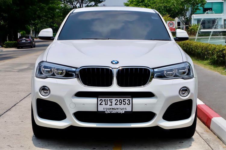 BMW X4 2018 2.0 xDrive20d M Sport 4WD Utility-car ดีเซล ไม่ติดแก๊ส เกียร์อัตโนมัติ ขาว รูปที่ 2