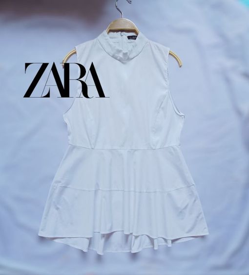 อื่นๆ เสื้อเชิ้ตและเสื้อผู้หญิง S ขาว ไม่มีแขน zara อก36"